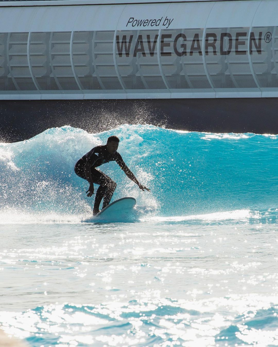 Paulo André estreiando no surfe. (Foto: Reprodução/ Instagram)