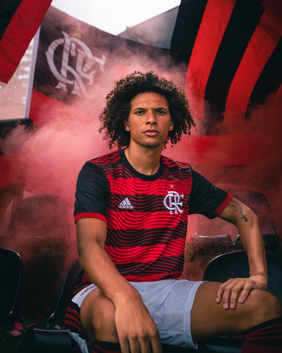Nova camisa do Flamengo para 2022. (Foto: Reprodução/Instagram)