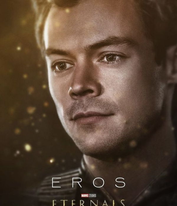 Harry como Eros em 'Os Eternos' (Foto: Reprodução/Marvel)