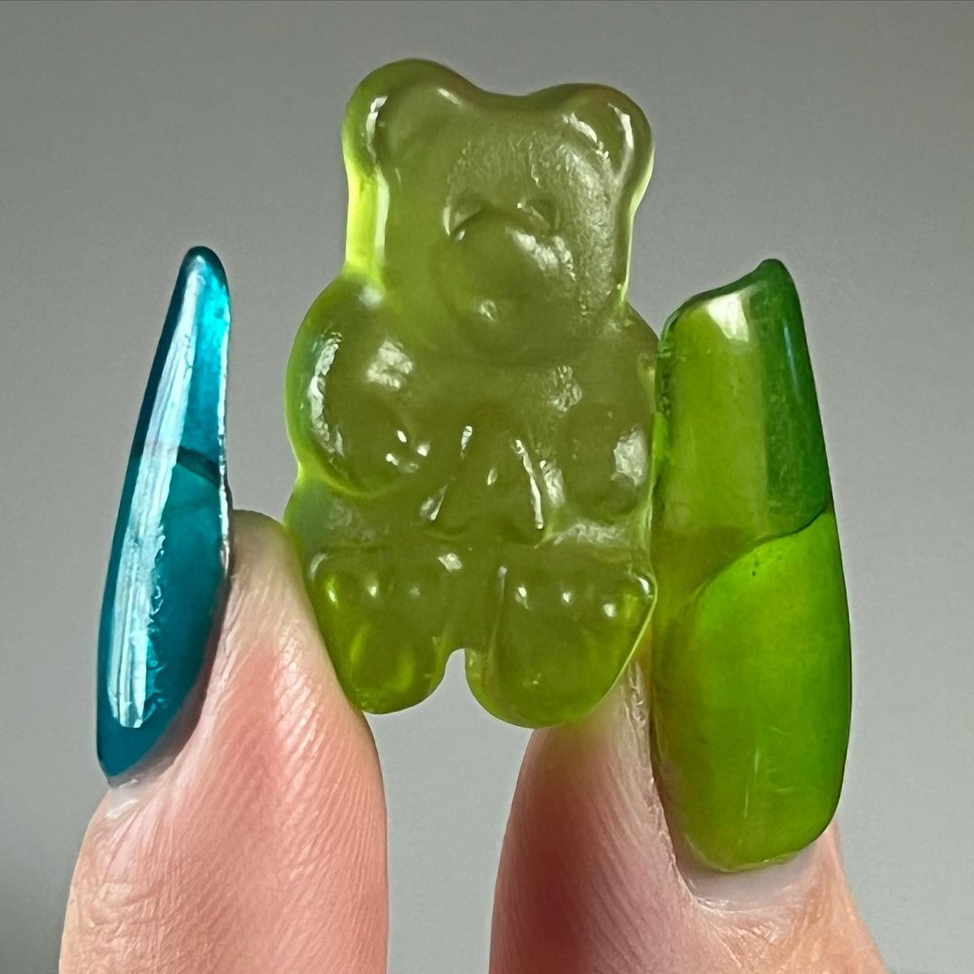 Jelly nails, fazem sucesso no Instagram.  (Foto: Reprodução/Instagram)