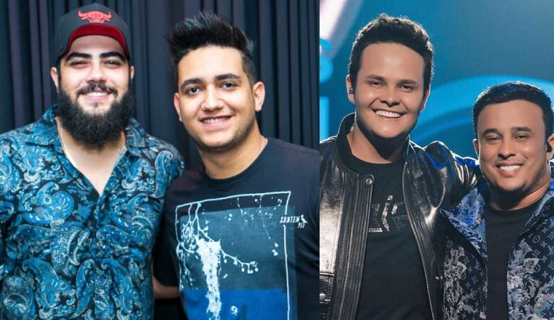 Matheus e Kauan fazem as pazes com a dupla Henrique e Juliano