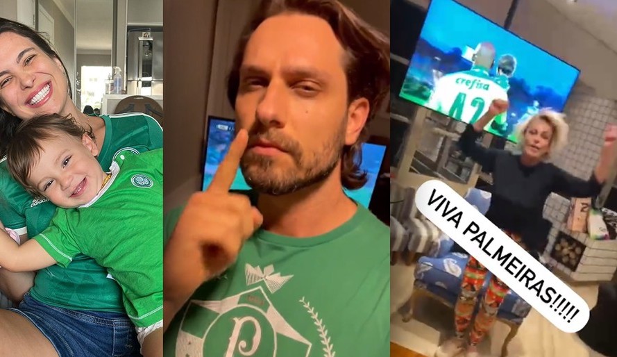 Famosos estão comemorando o título do Palmeiras nas redes sociais