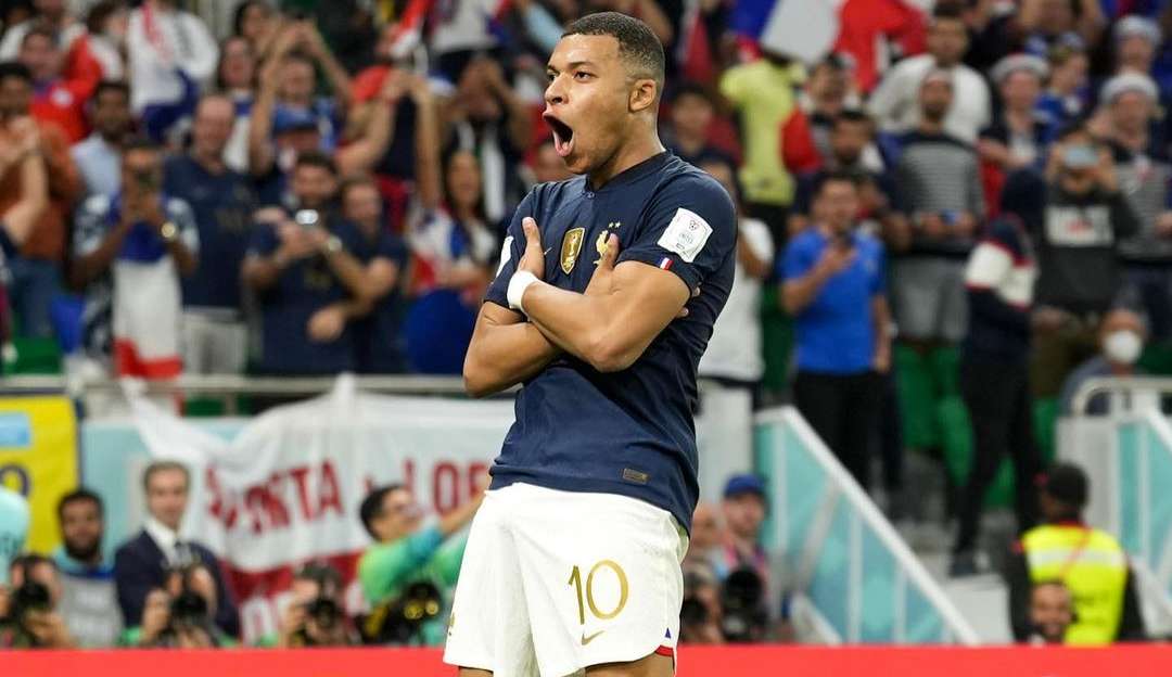 Com 5 gols marcados Mbappé assume a artilharia da Copa do Mundo