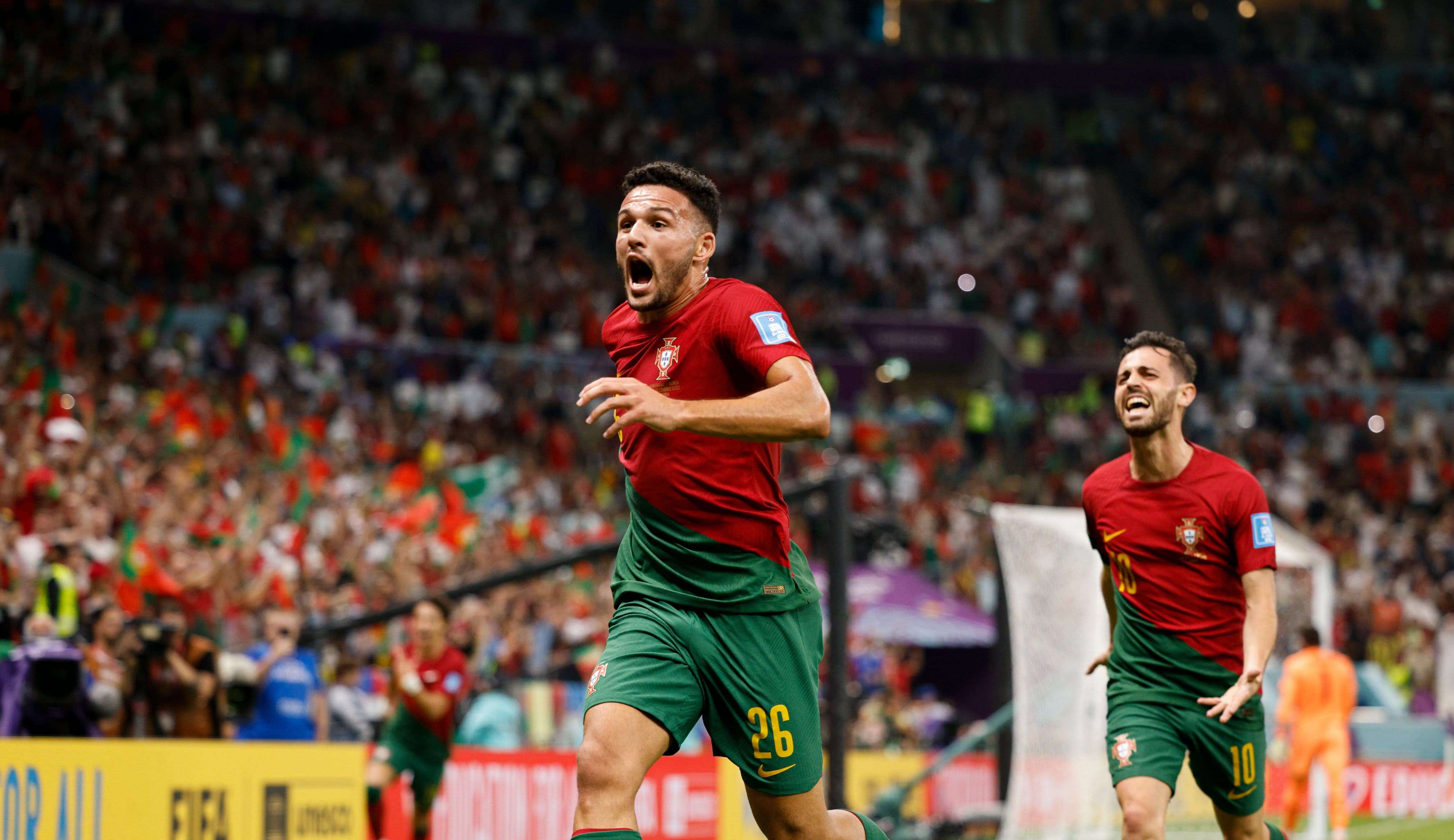 Chocolate português: Em noite de Gonçalo Ramos, Portugal goleia a Suíça e avança na Copa do Mundo