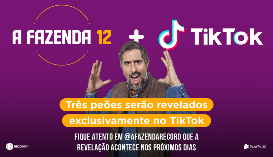 A Fazenda 12: Peões são apresentados ao ‘Espaço TikTok’