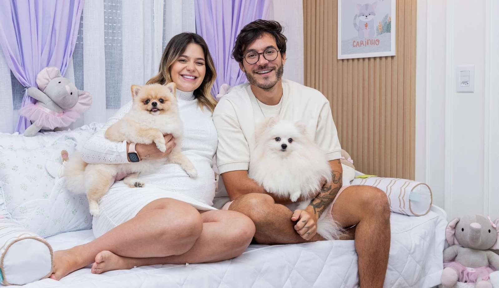 Eliézer e Viihtube mostram quarto da primeira filha