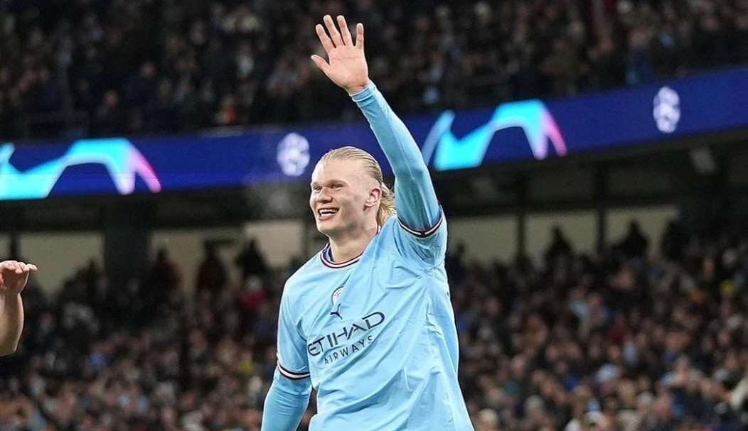 Haaland marca cinco gols na Champions League e quebra recordes