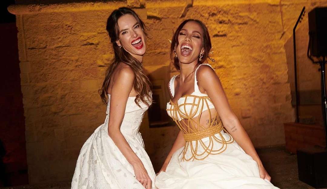 Anitta e Alessandra Ambrosio brilham em semana de alta moda na Itália