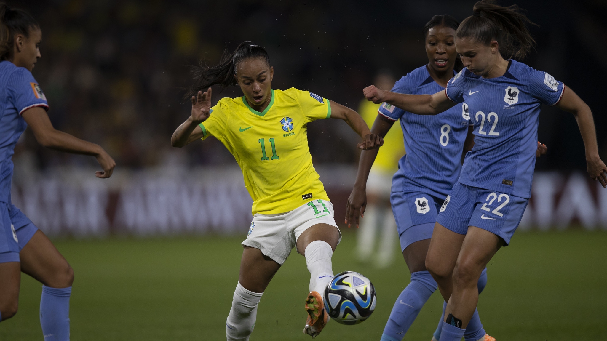 Brasil perde para a França na Copa do Mundo Feminina