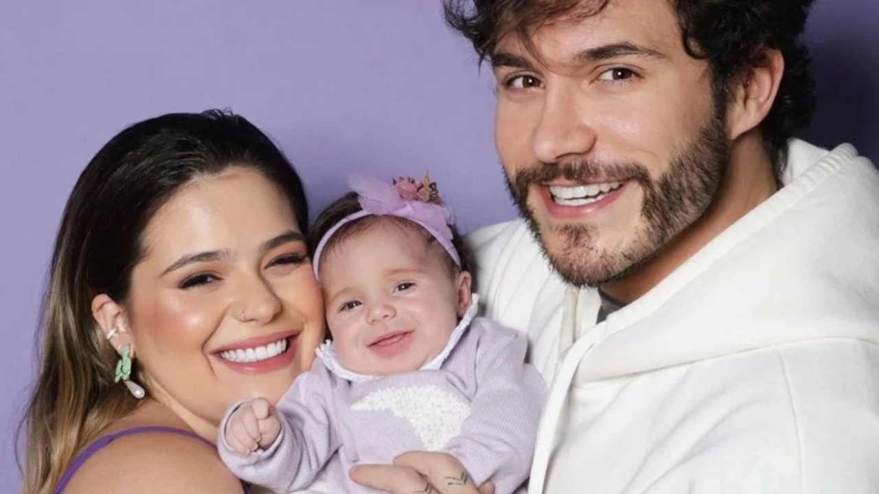 Viih Tube e Eliezer celebram os 4 meses da filha Lua
