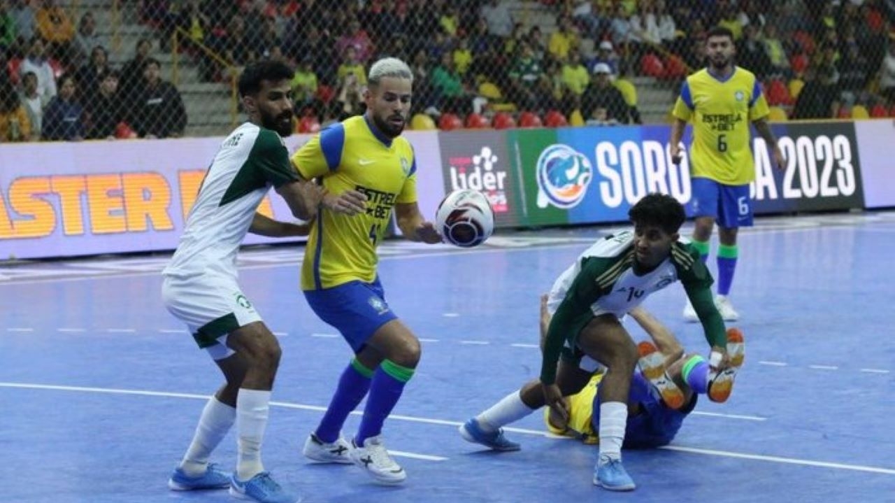 Brasil garante classificação para a semifinal da Copa das Nações de Futsal
