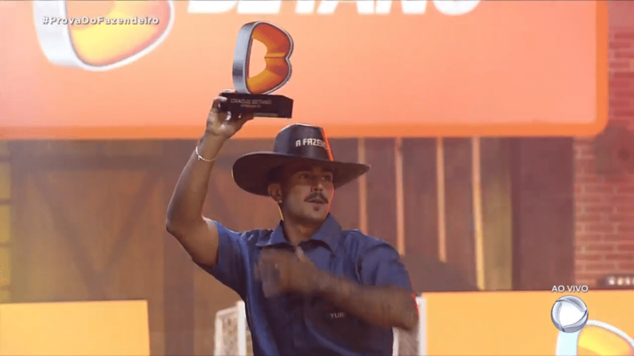 Yuri Meirelles ganha prova e se torna o primeiro fazendeiro