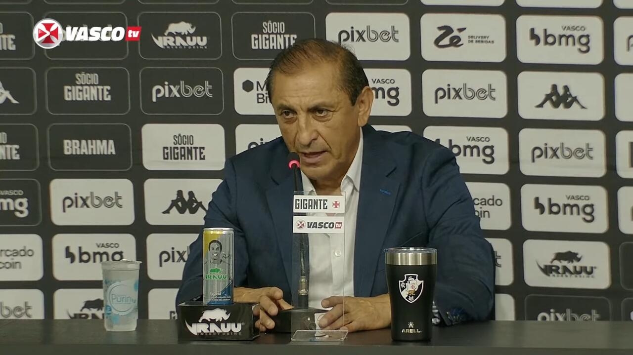 Ramón Díaz comemora saída do Vasco do Z-4, mas ainda fica em alerta para os próximos jogos