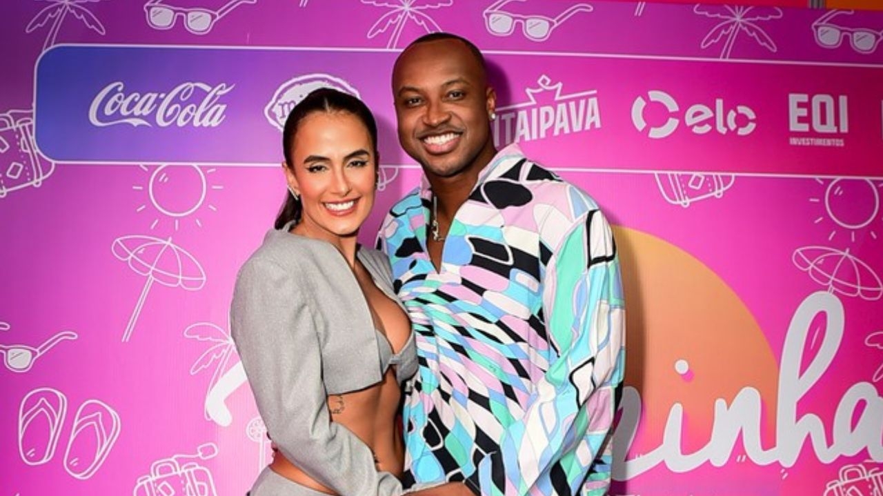 Thiaguinho recebe a namorada e amigos famosos no “Tardezinha” em São Paulo