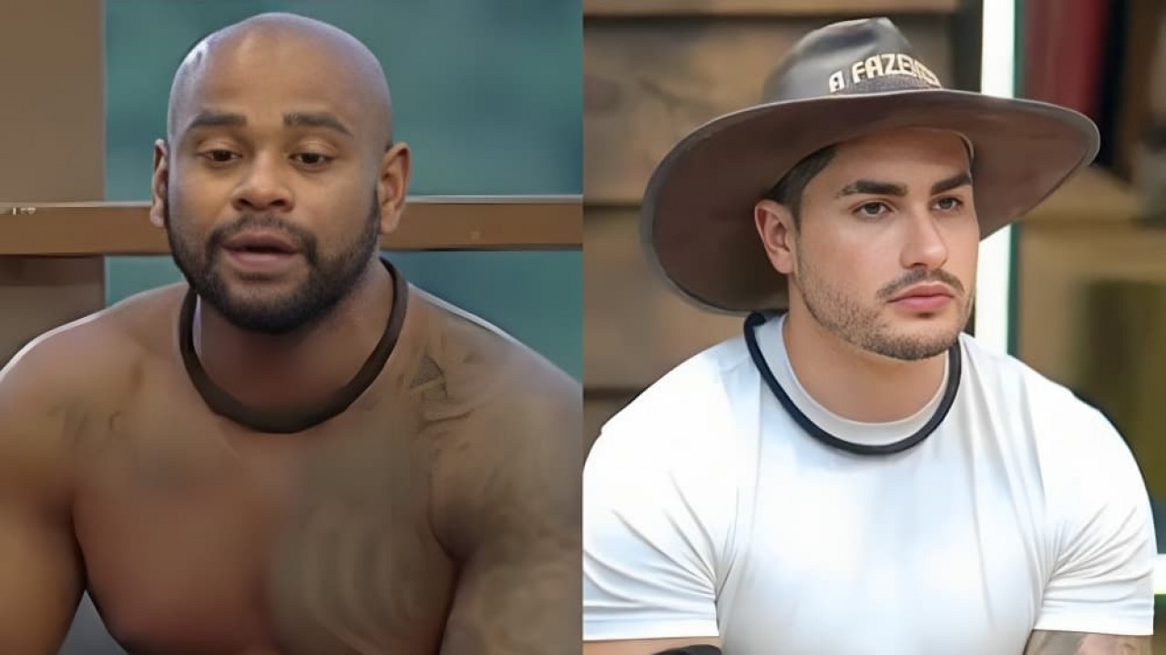 A Fazenda 15: Lucas diz ter ficado mal após Cezar Black comentar sobre assuntos pessoais