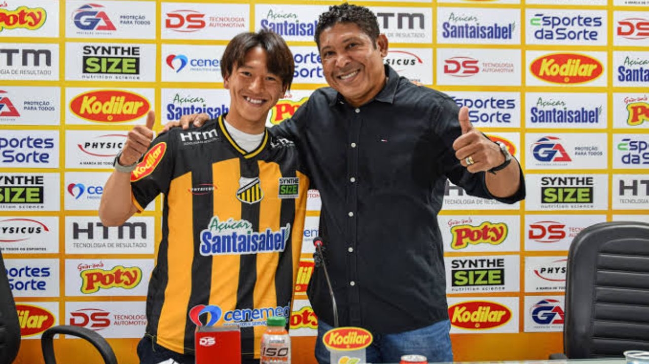Daiki Matsuoka, meia japonês, deixa o Novorizontino sem jogar ao menos uma vez
