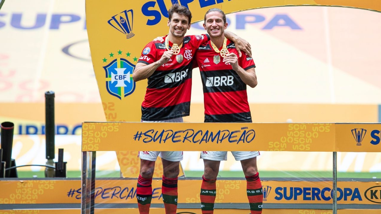 Jogo entre Flamengo x Cuiabá marca a despedida de Felipe Luís e Rodrigo Caio