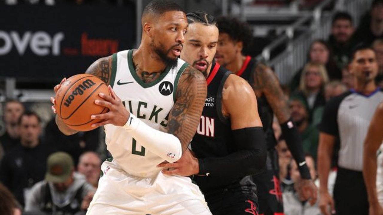 Lillard lidera Bucks em vitória sobre os Rockets