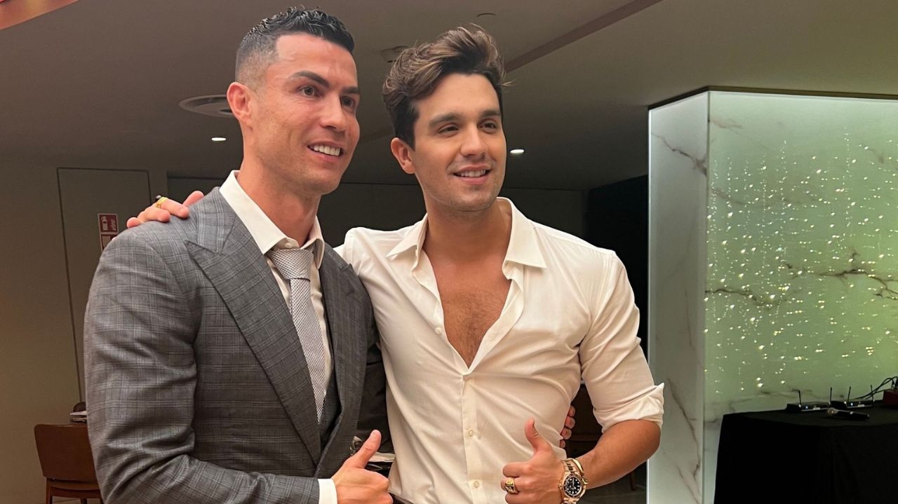 Luan Santana ganha Rolex de R$ 432 mil do craque Cristiano Ronaldo