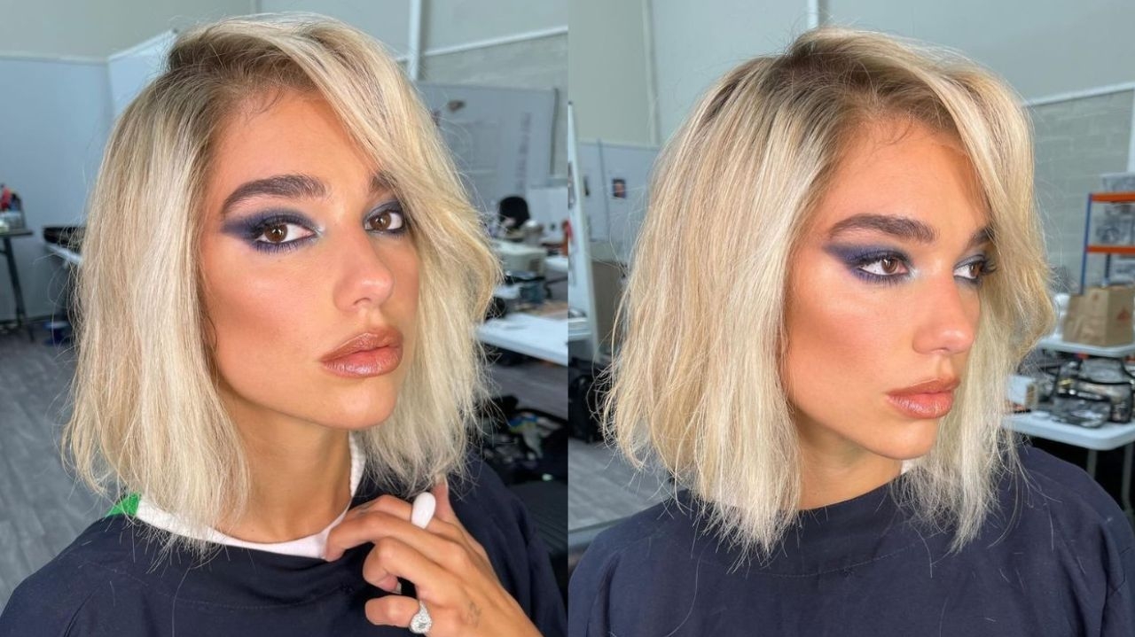 Teste de cabelo e make de Dua Lipa marcam nova fase como atriz