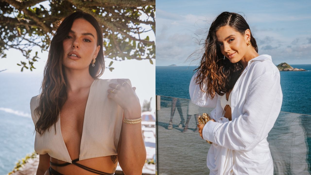 Isis Valverde e Giovanna Lancellotti marcam presença em evento da Vivara