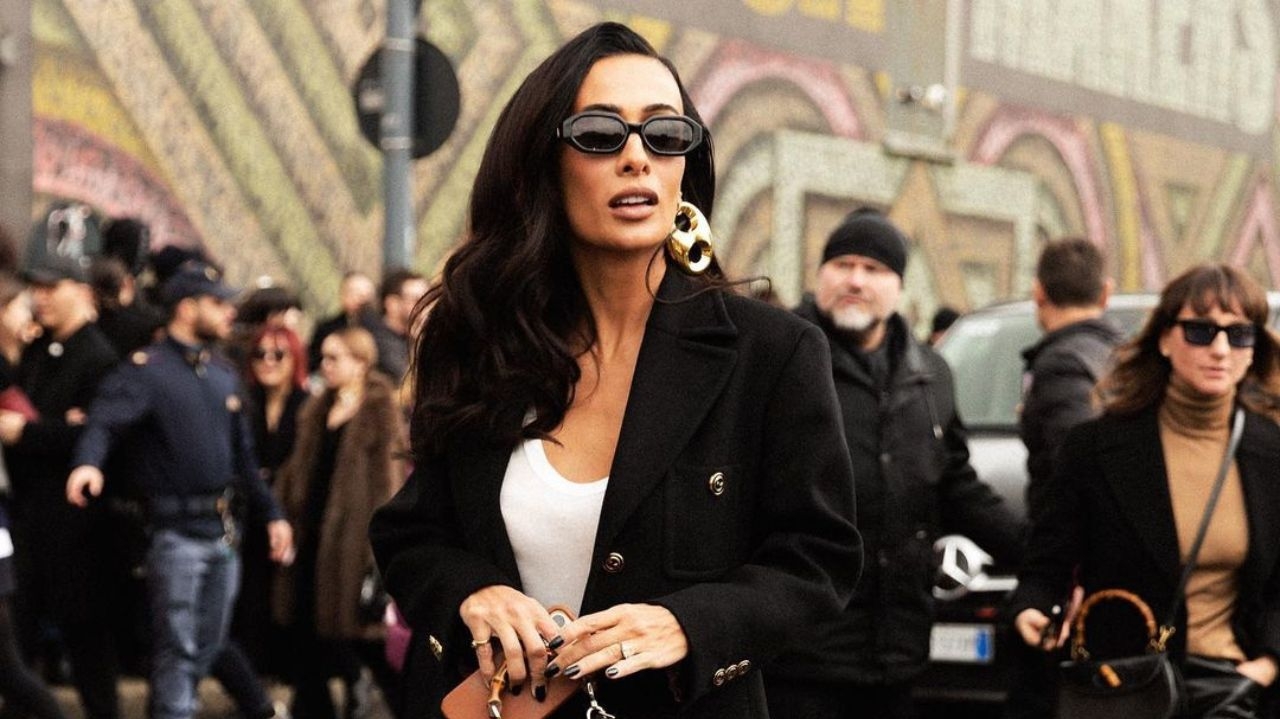 Silvia Braz brilha em entrevista com Carol Trentini na Semana de Moda de Milão