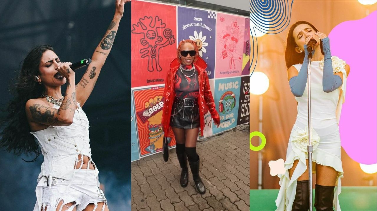 Lollapalooza 2024: inspire-se nas produções dos famosos durante o segundo dia do festival