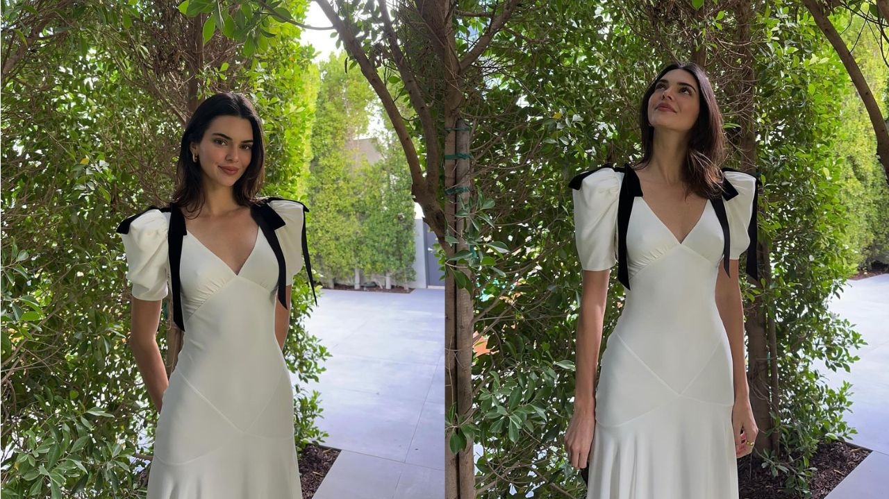 Confira detalhes do vestido, avaliado em R$ 15 mil reais, usado por Kendall Jenner