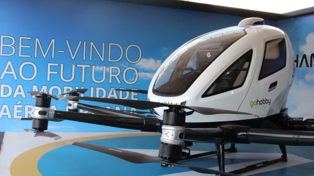 Tecnologia chinesa de carro voador gera discussão após apresentação em São Paulo