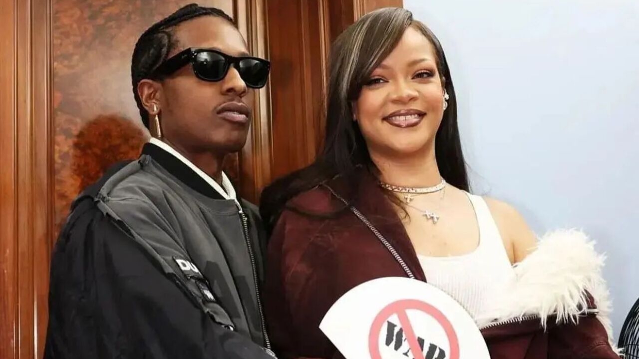 Rihanna prestigia o marido A$AP Rocky em sua estreia na semana de moda de Paris