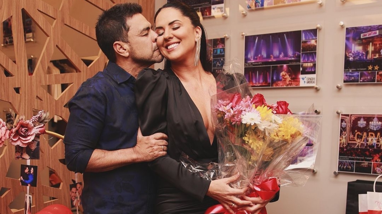 Zezé Di Camargo e Graciele Lacerda anunciam gravidez