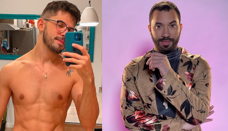 Plínio Vasconcelos, affair de Gil, posta foto abraçadinho com o economista: “/Já posso sentir saudade?”/