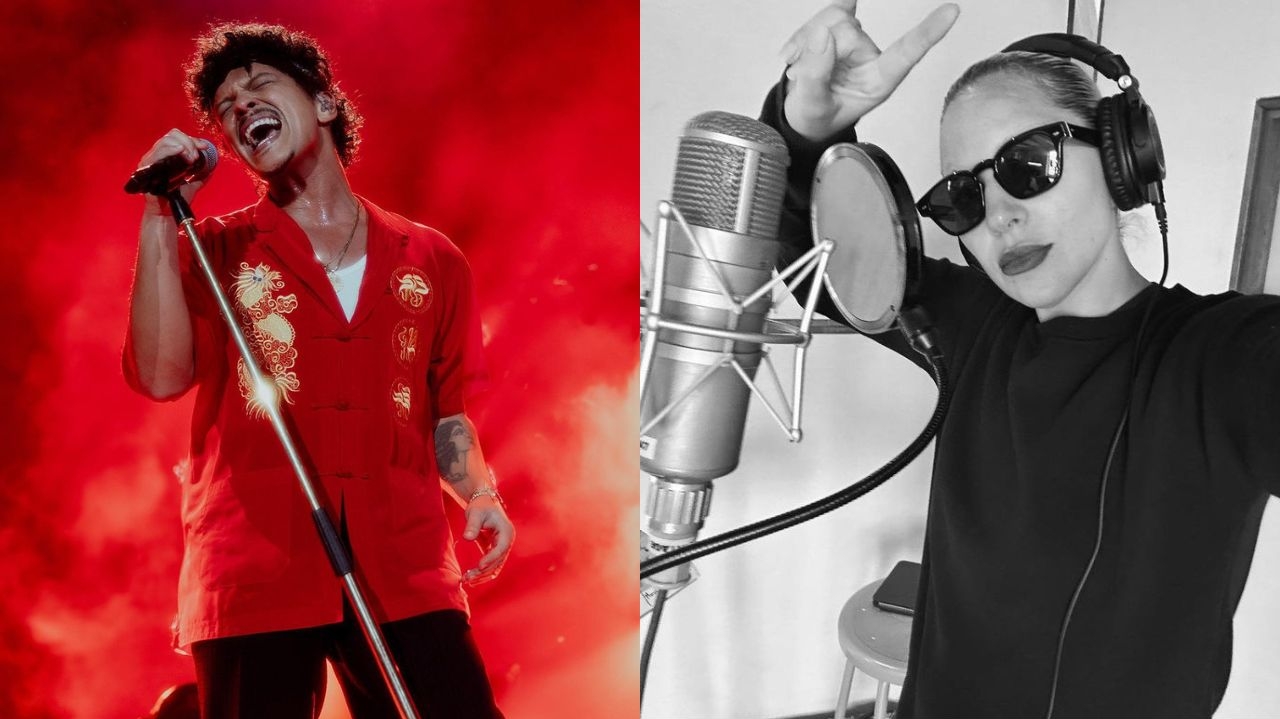 Bruno Mars anima fãs com possível feat com Lady Gaga