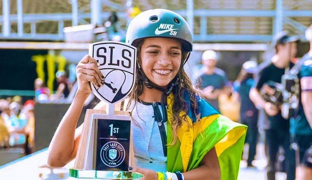 Rayssa Leal vence o mundial de skate street na etapa final de Salt Lake City da SLS