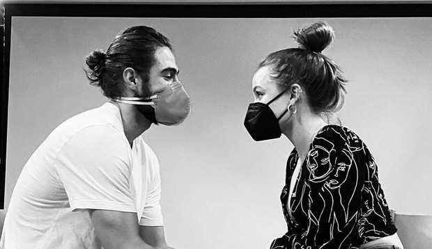 Tatá Werneck elogia foto de seu marido com Larissa Manoela e diz: “/Já amo esse casal”/