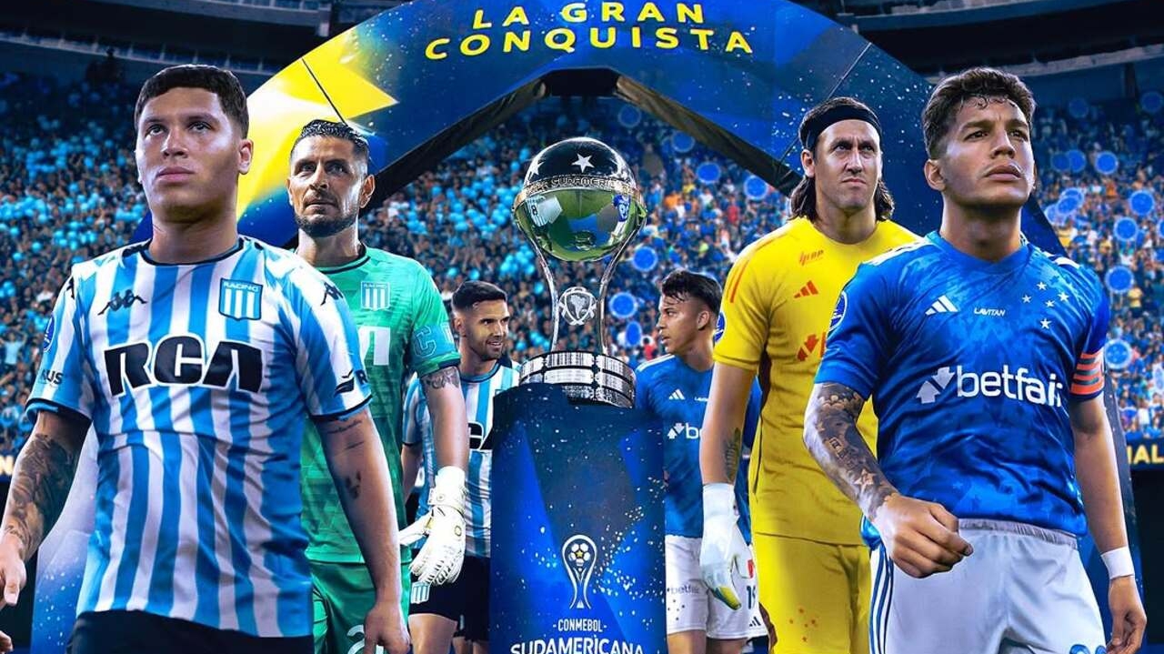 Cruzeiro e Racing disputam título inédito da Copa Sul-Americana 2024