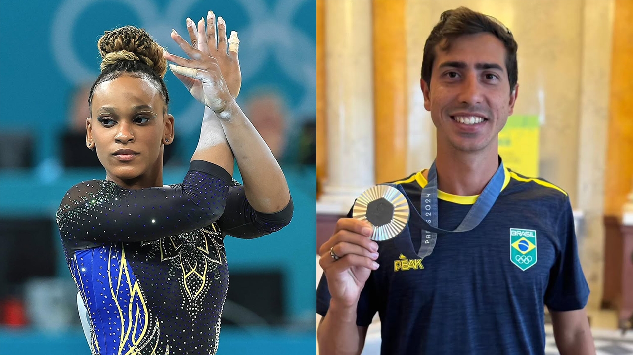 Rebeca Andrade e Caio Bonfim conquistam Troféu Rei Pelé como Atletas do Ano