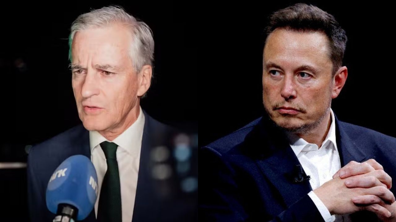 Primeiro-ministro da Noruega, Jonas Gahr diz se preocupar com mediação política de Elon Musk