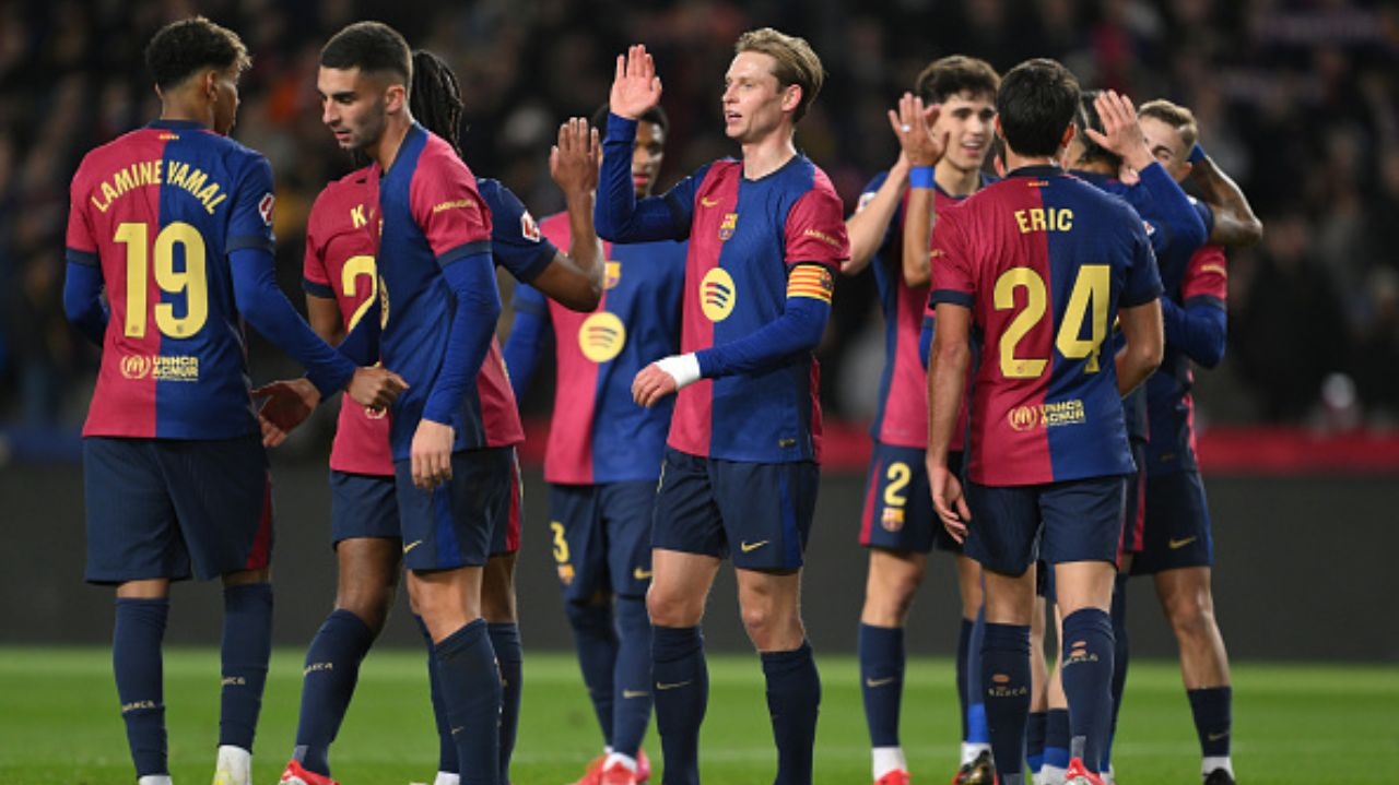 Barcelona goleia o Valencia por 7 a 1 pelo Campeonato Espanhol