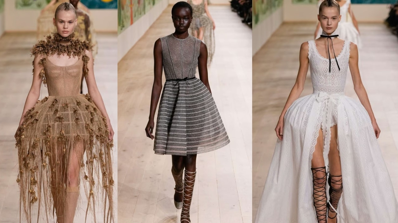 Dior apresenta desfile feito de muita arte e fantasia em Paris