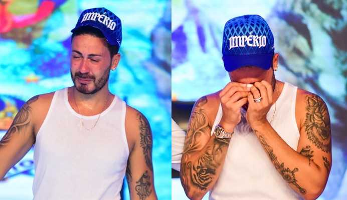 Carlinhos Maia se emociona ao ser anunciado como enredo da Império de Casa Verde no Carnaval 2022