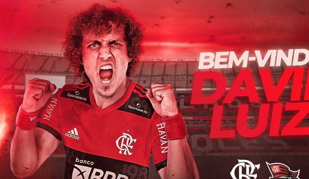 David Luiz é oficialmente jogador do Flamengo