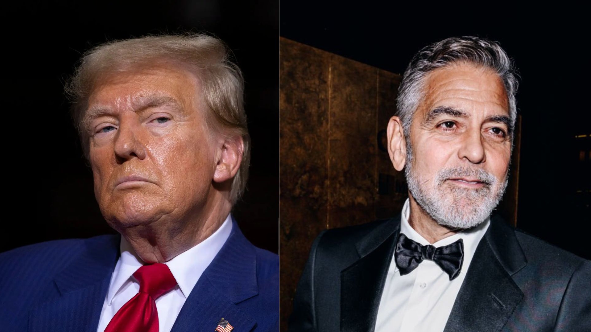 Presidente Donald Trump chama George Clooney de fracassado
