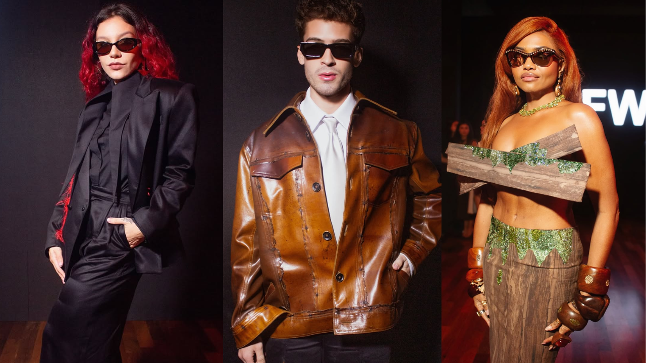 Celebridades prestigiam o terceiro dia de desfile da SPFW