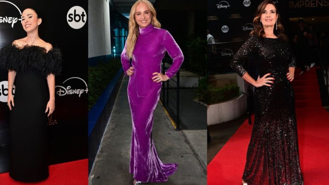 Celebridades são destaque no tapete vermelho da nova edição do Troféu Imprensa