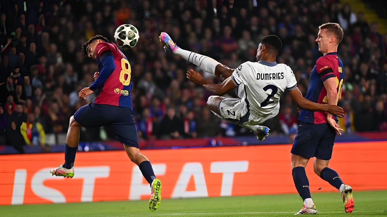 Barcelona e Inter empatam em jogaço com golaços e atuação histórica de Yamal