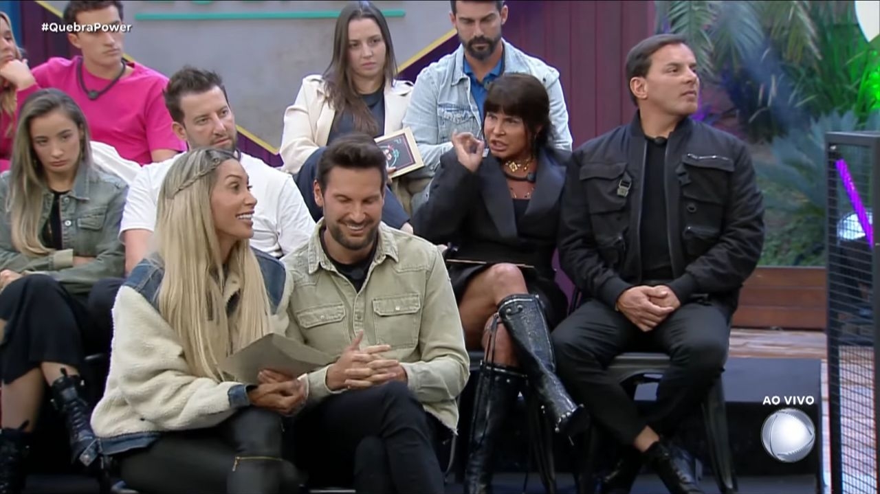Power Couple Brasil 7: Gretchen ataca Tali e Rafa durante dinâmica