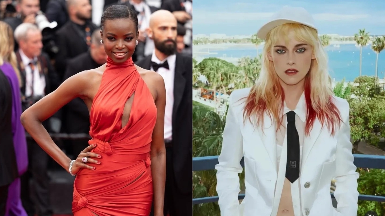 Tendência do lápis preto embaixo dos olhos volta com força no Cannes 