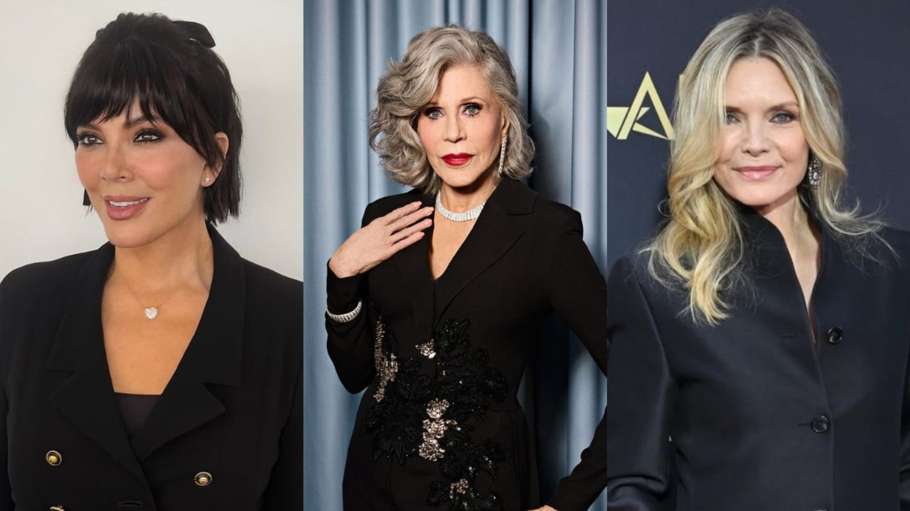 Kris Jenner, Jane Fonda e Michelle Pfeiffer mostram que é possível envelhecer bonita: veja como o colágeno ajuda na pele após os 60