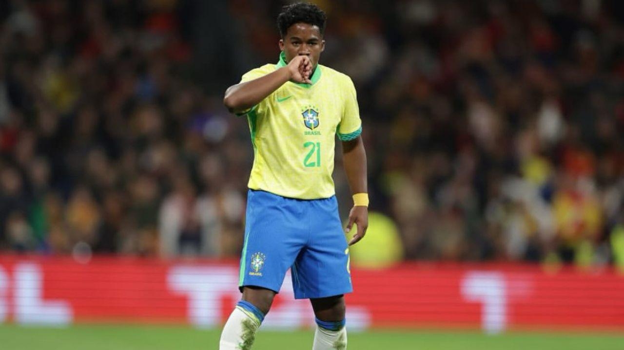 Endrick se despede de Ancelotti e vira dúvida na Seleção após lesão